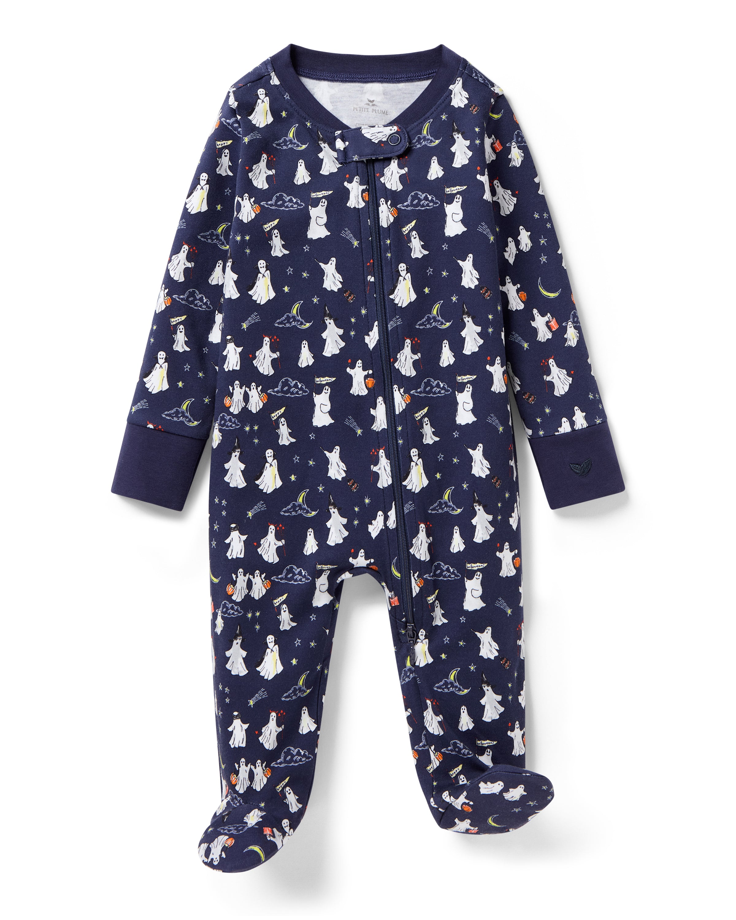 Baby's Pima Romper in Spooky Slumber