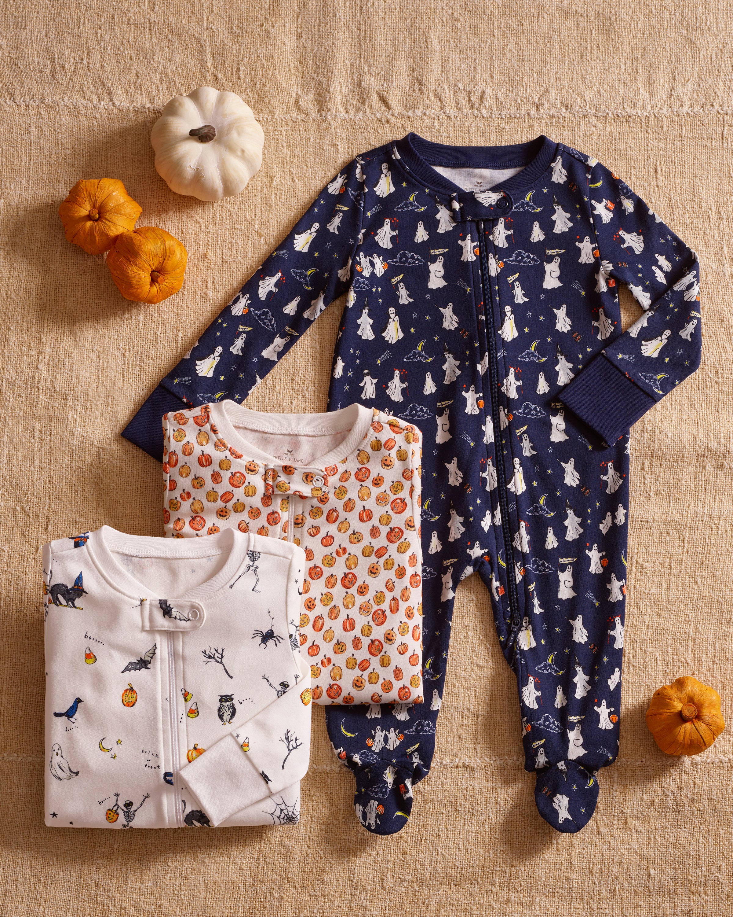 Baby's Pima Romper in Spooky Slumber