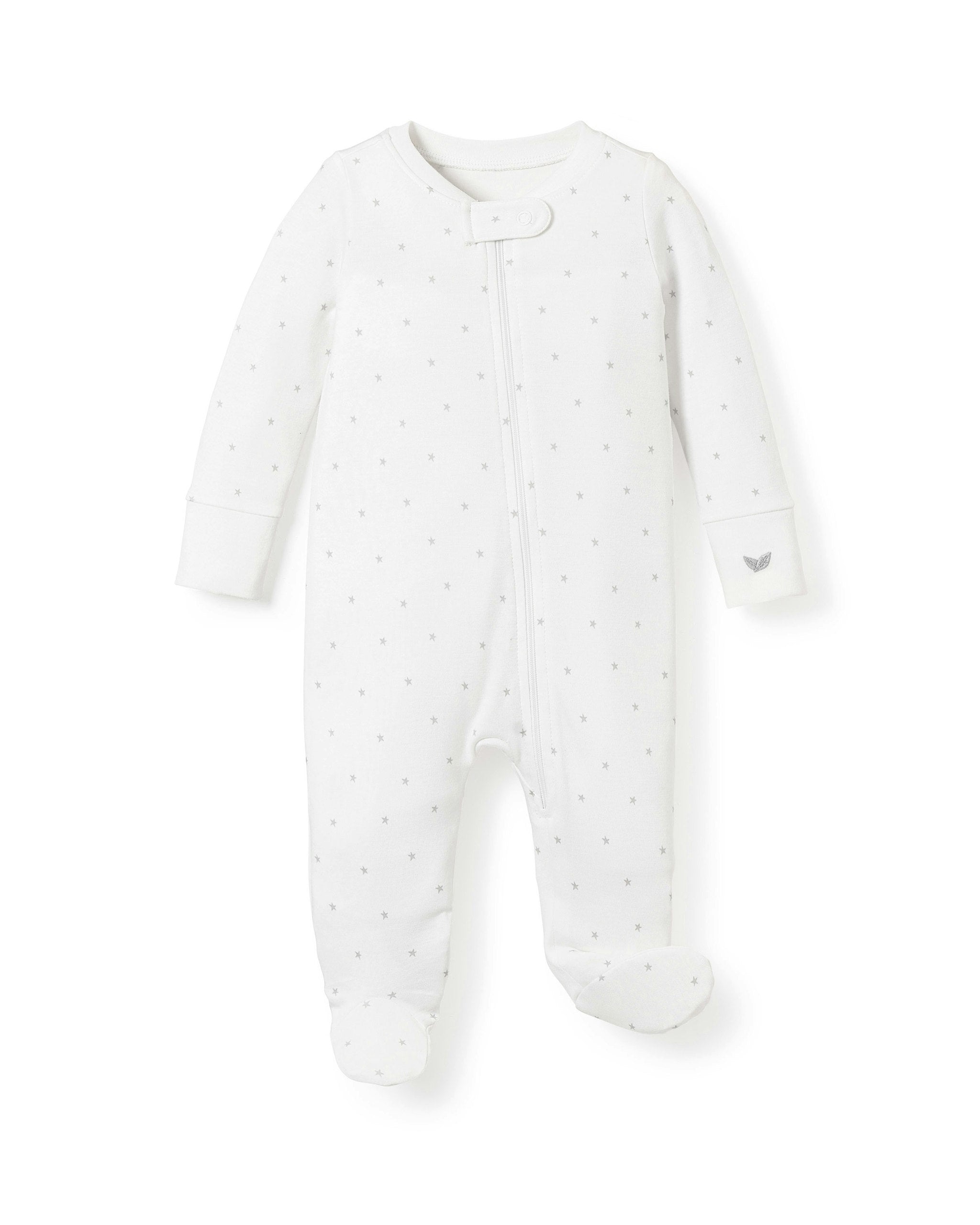 Baby's Pima Romper in La Mer in Grey Stars#Color_Grey Stars