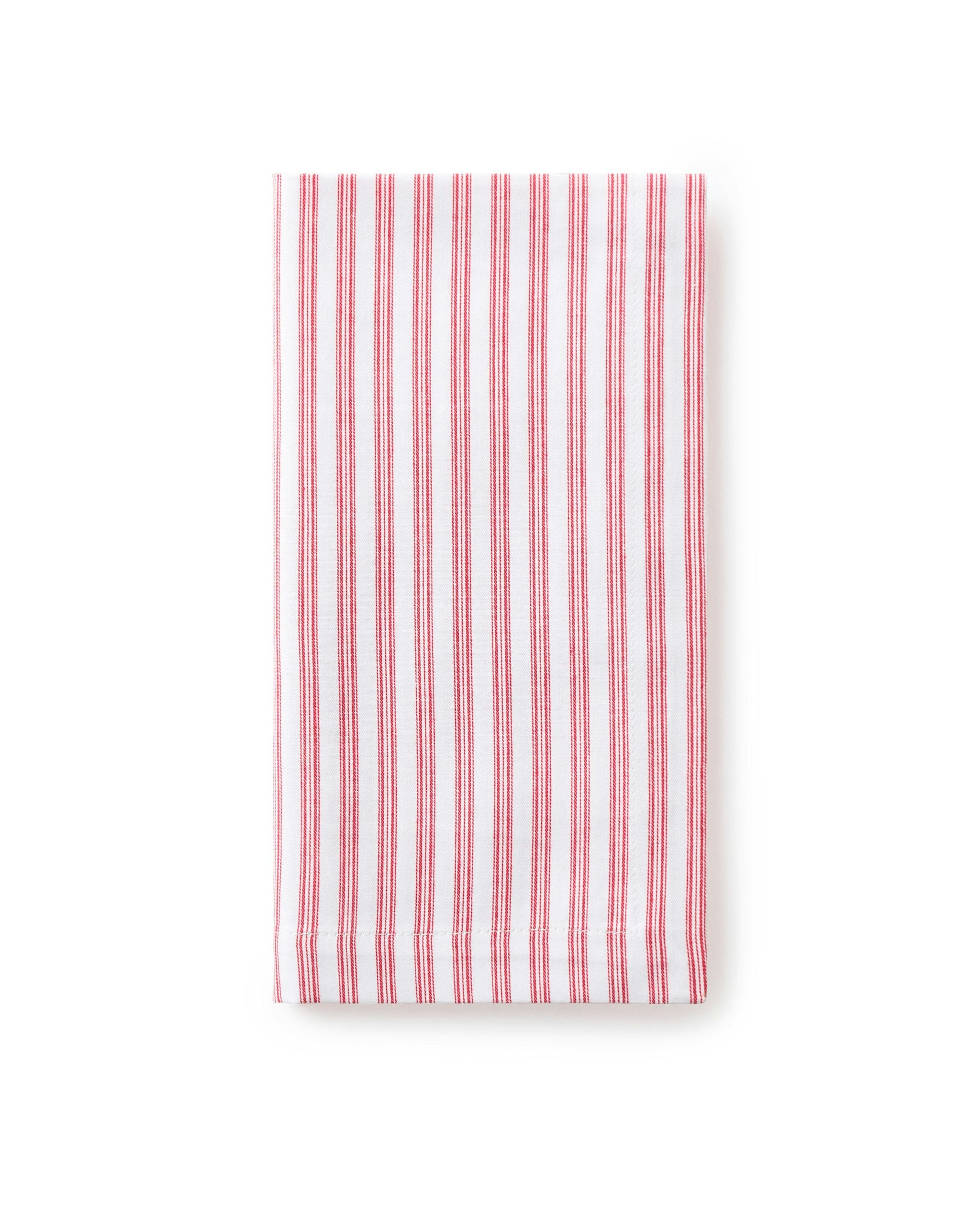 Signature Twill Napkins in Antique Red Ticking in Antique Red Ticking#Color_Antique Red Ticking