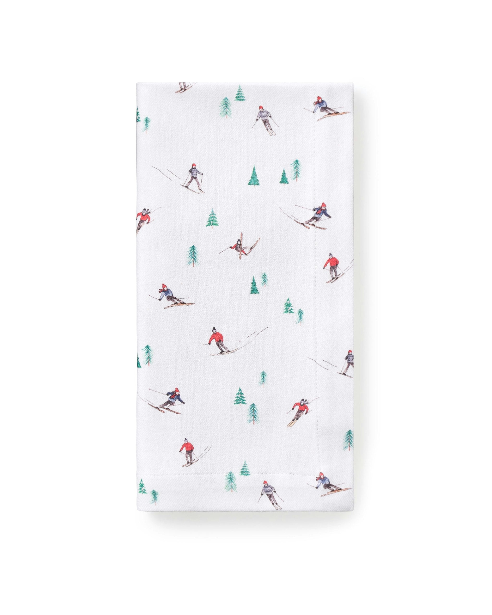 Signature Twill Napkins in Emerald Ticking in Après Ski#Color_Après Ski