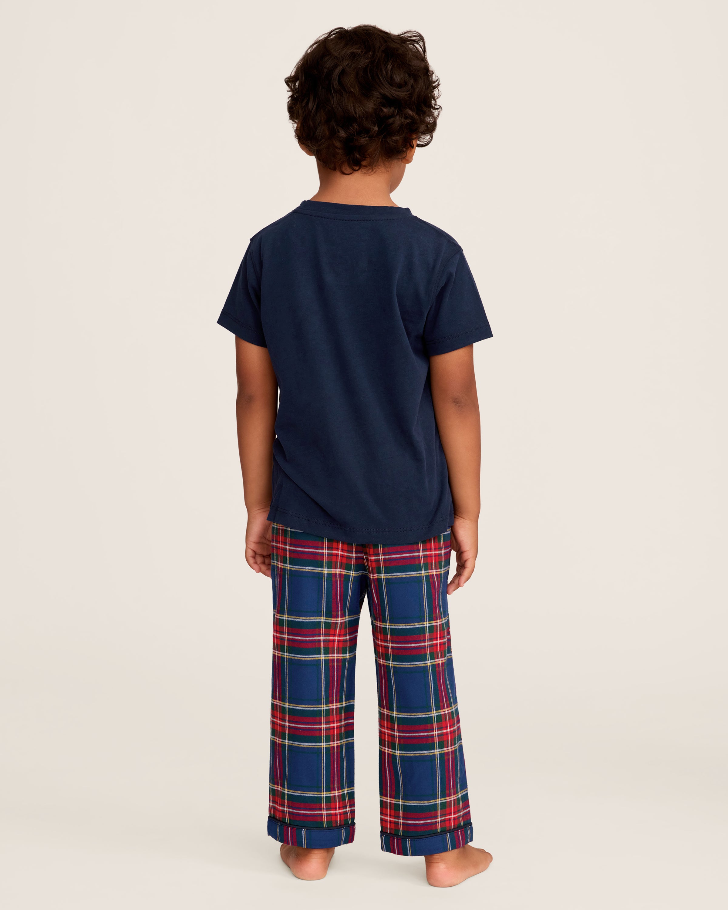 Kid's Brushed Twill Pajama Pant in Windsor Tartan