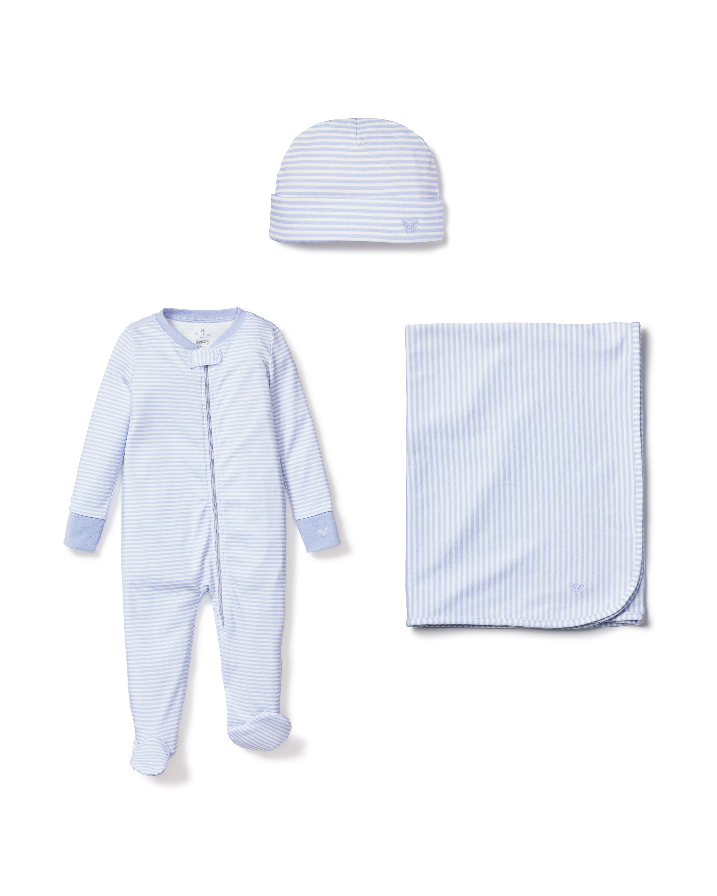 Welcome Home Baby Bundle in Blue Stripes in Blue Stripes#Color_Blue Stripes