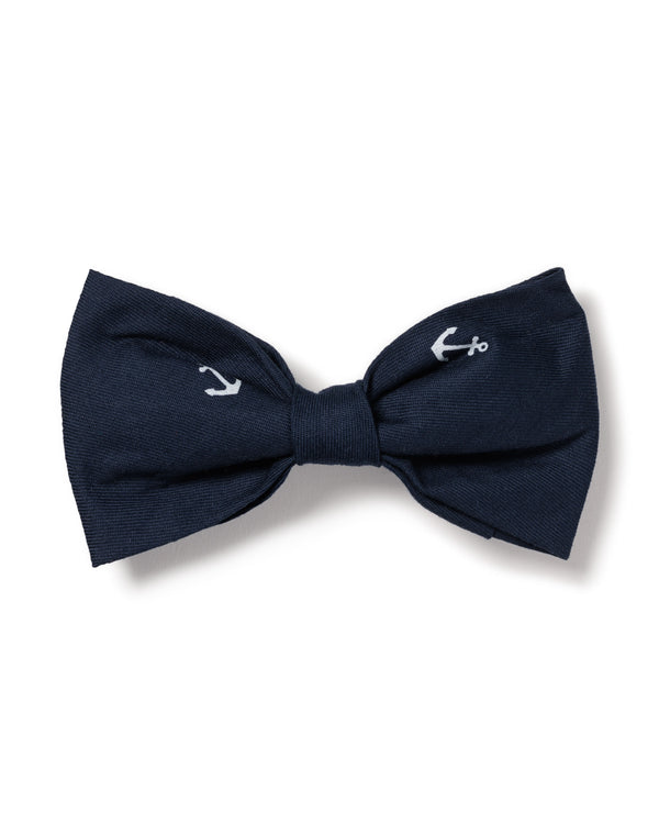 Dog Twill Bow Tie in Portsmouth Anchors