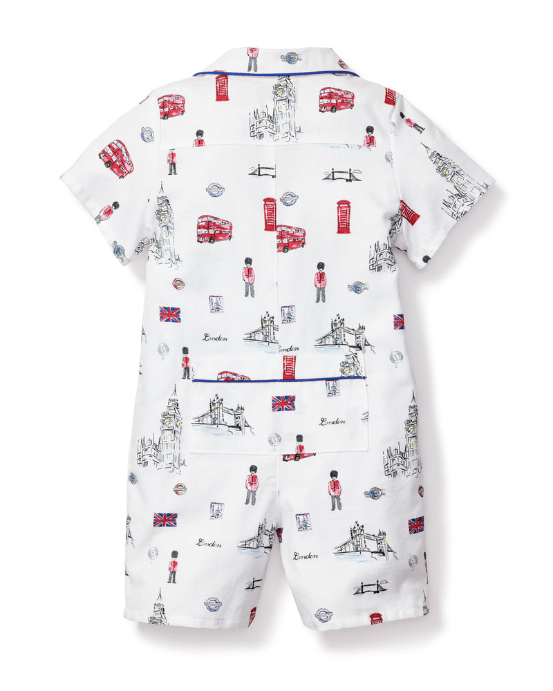 Baby's Twill Summer Romper in London is Calling