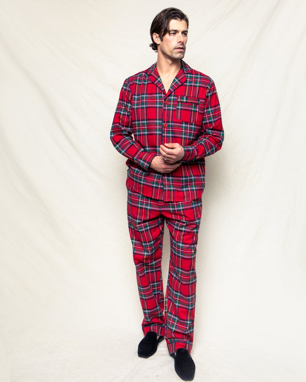 Men's Brushed Cotton Pajama Set in Imperial Tartan