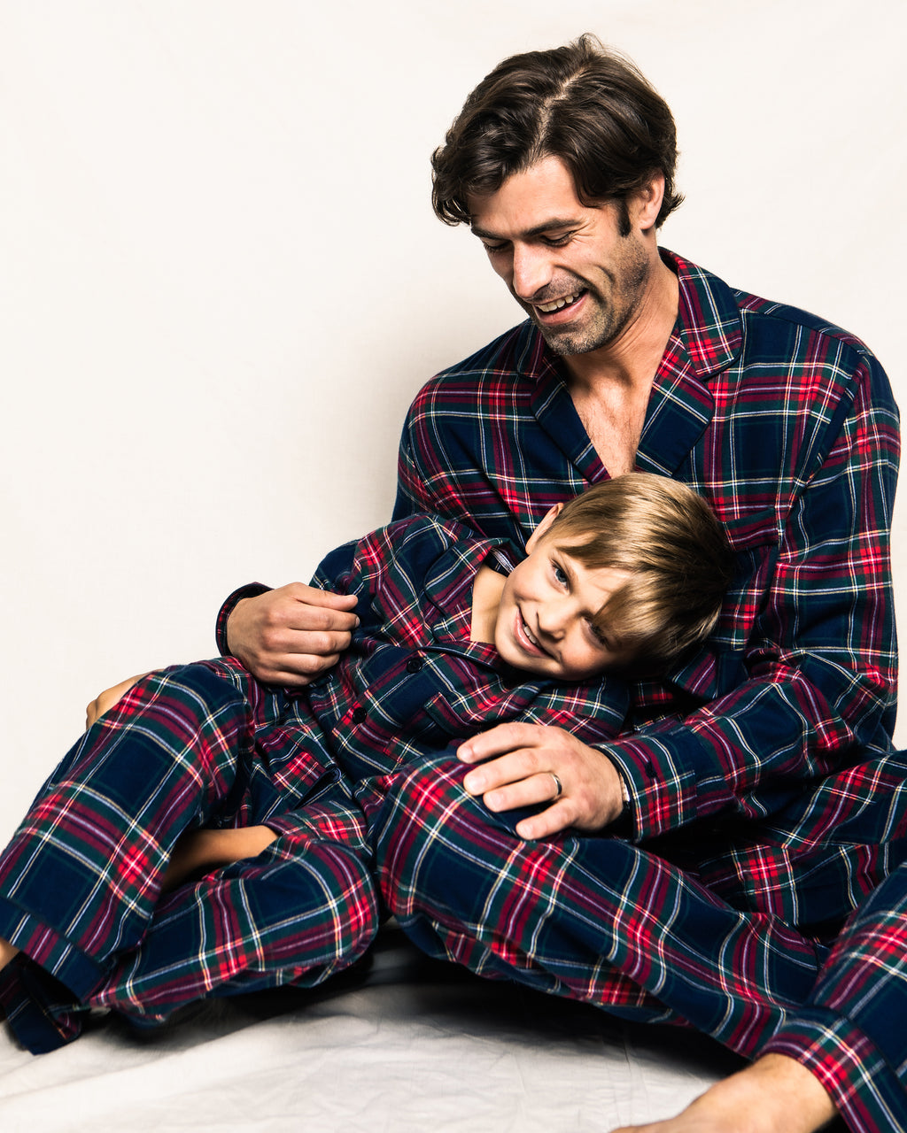 Children's tartan pyjamas clearance