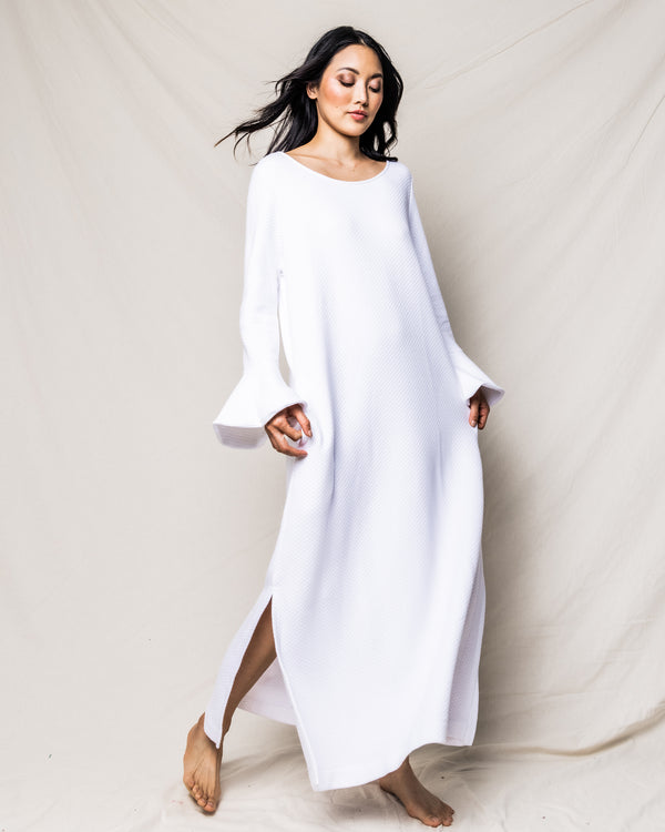 Women's Pima Ophelia Nightgown in White