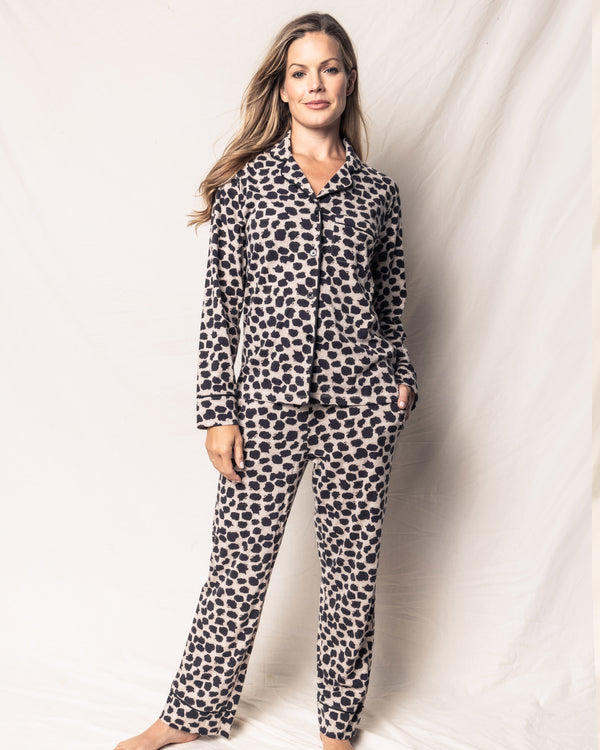 M.M.LaFleur x Petite Plume Women's Pima Pajama Set in Sahara