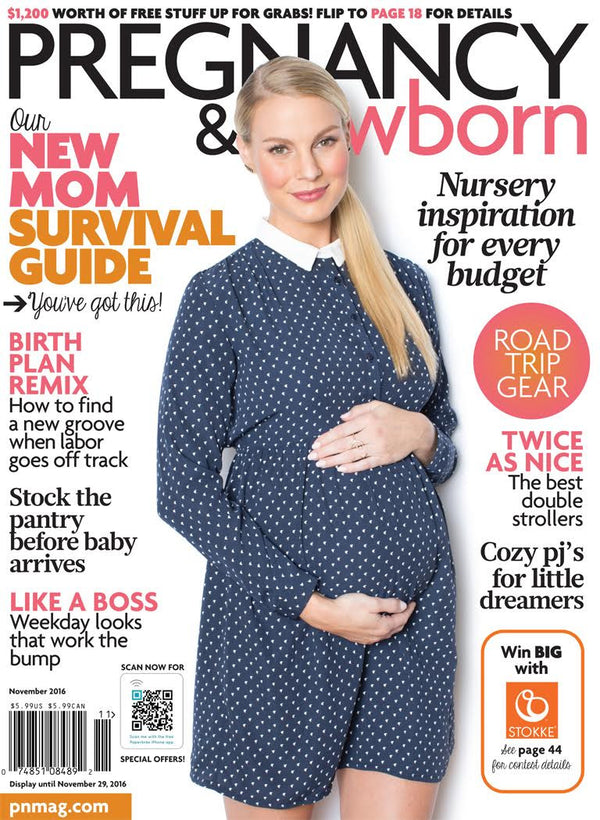 Petite Plume featured in "Pregnancy & Newborn Magazine"