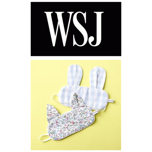 Petite Plume Sleep Masks Featured in WSJ Article