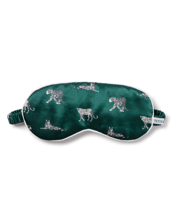 Adult's Silk Sleep Mask in Panthère de Luxe