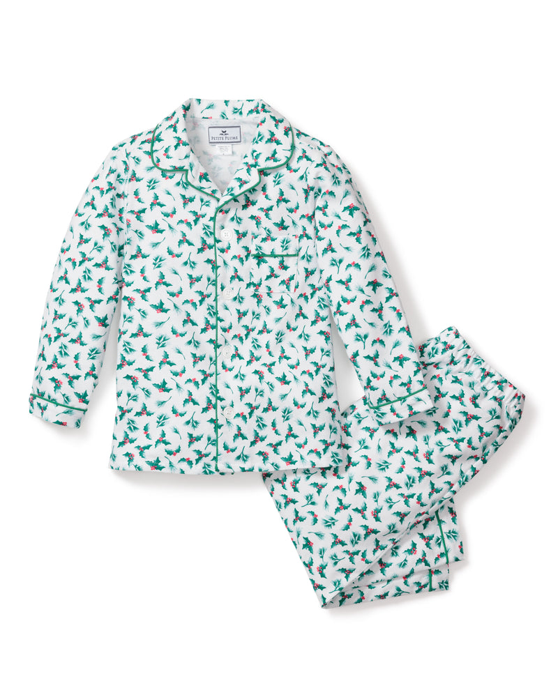 Children's Sprigs of the Season Pajama Set
