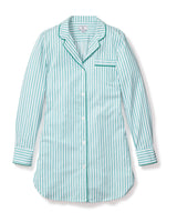 Women's Emerald Ticking Nightshirt