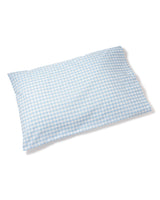 Luxe Premium 100% Cotton Light Blue Gingham Bed Sheets