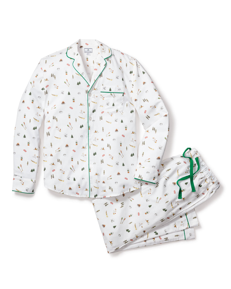Men's Twill Pajama Set in The Great Outdoors