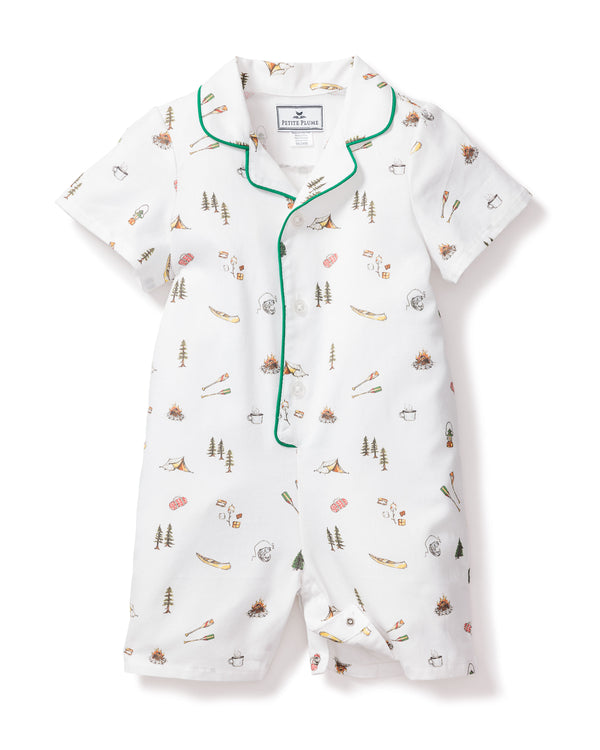 Baby's Twill Summer Romper in The Great Outdoors