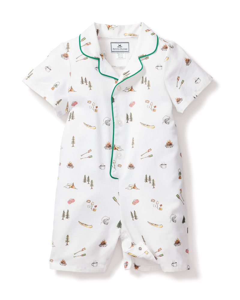 Baby's Twill Summer Romper in The Great Outdoors