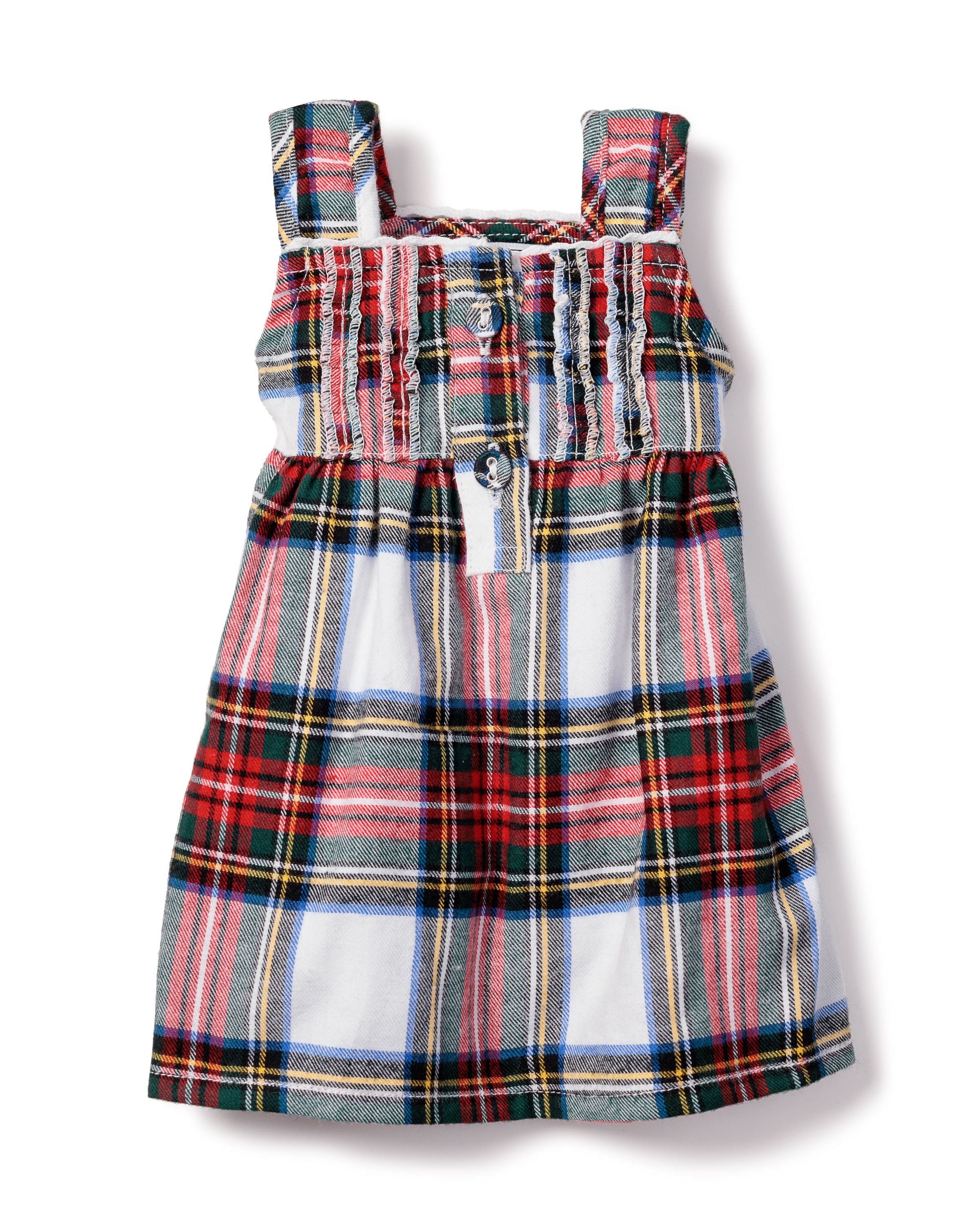 Girl's Pink Gingham Doll Nightgown | Petite Plume
