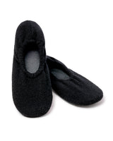 100% Cashmere Women's Black Slipper