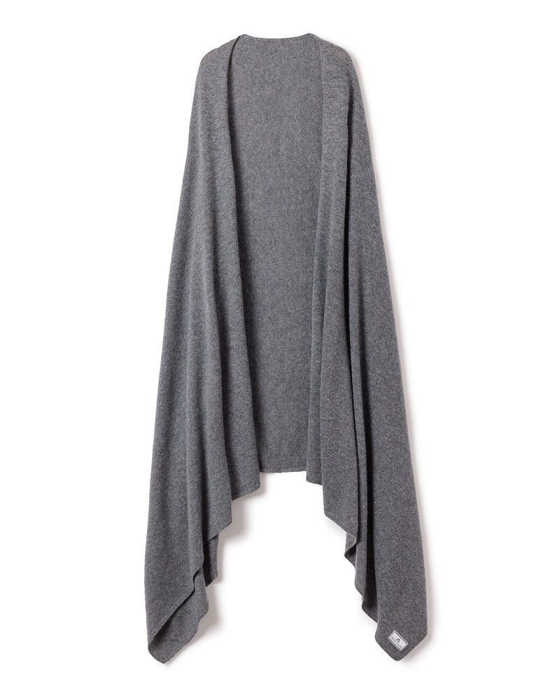 100% Cashmere Dark Grey Wrap