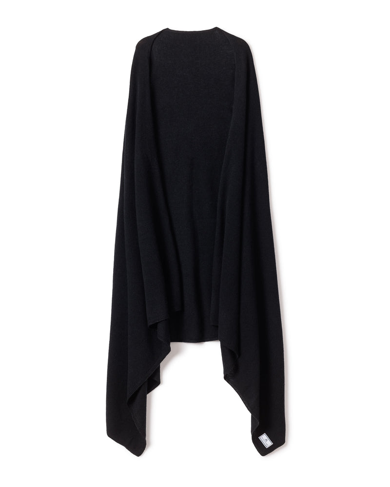 Women's Cashmere Wrap in Black