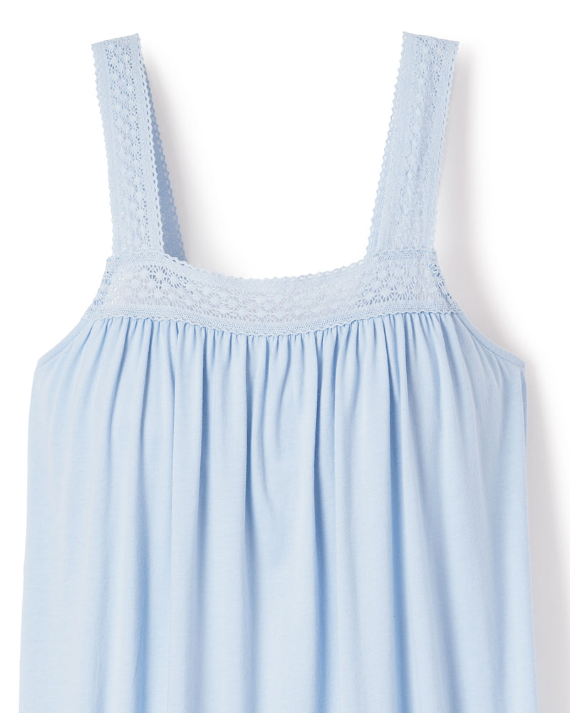 Women's Pima Camille Nightgown in Periwinkle