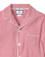 Children's Red Mini Gingham Pajamas
