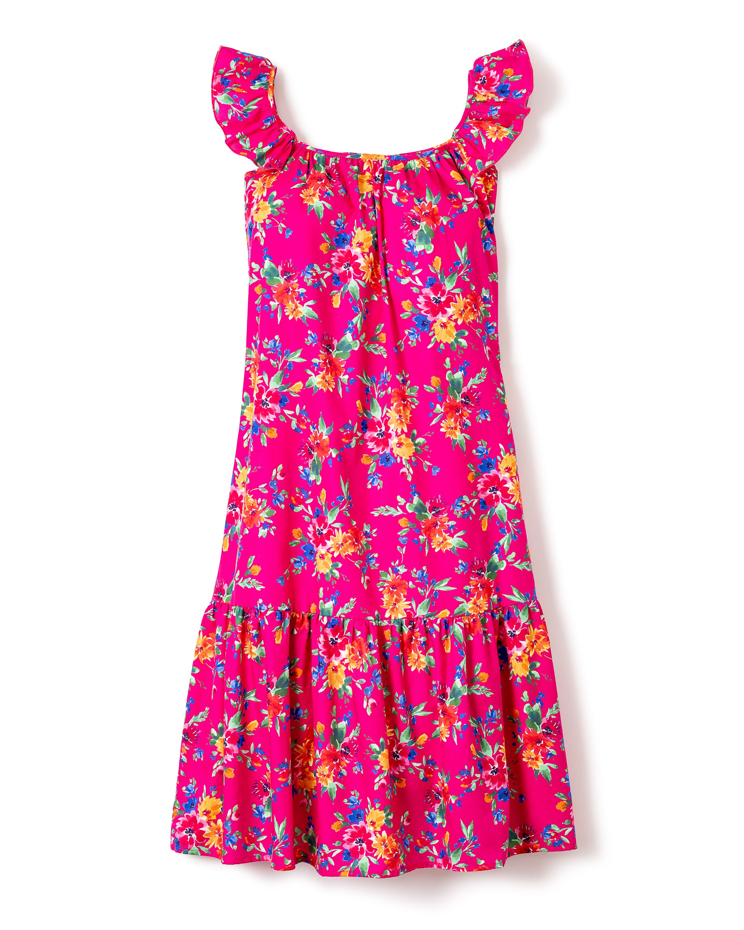Women's Twill Celeste Dress in Summer Blooms