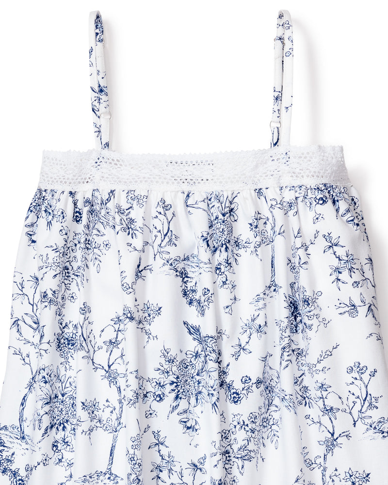 Girl's Twill Lily Nightgown in Timeless Toile