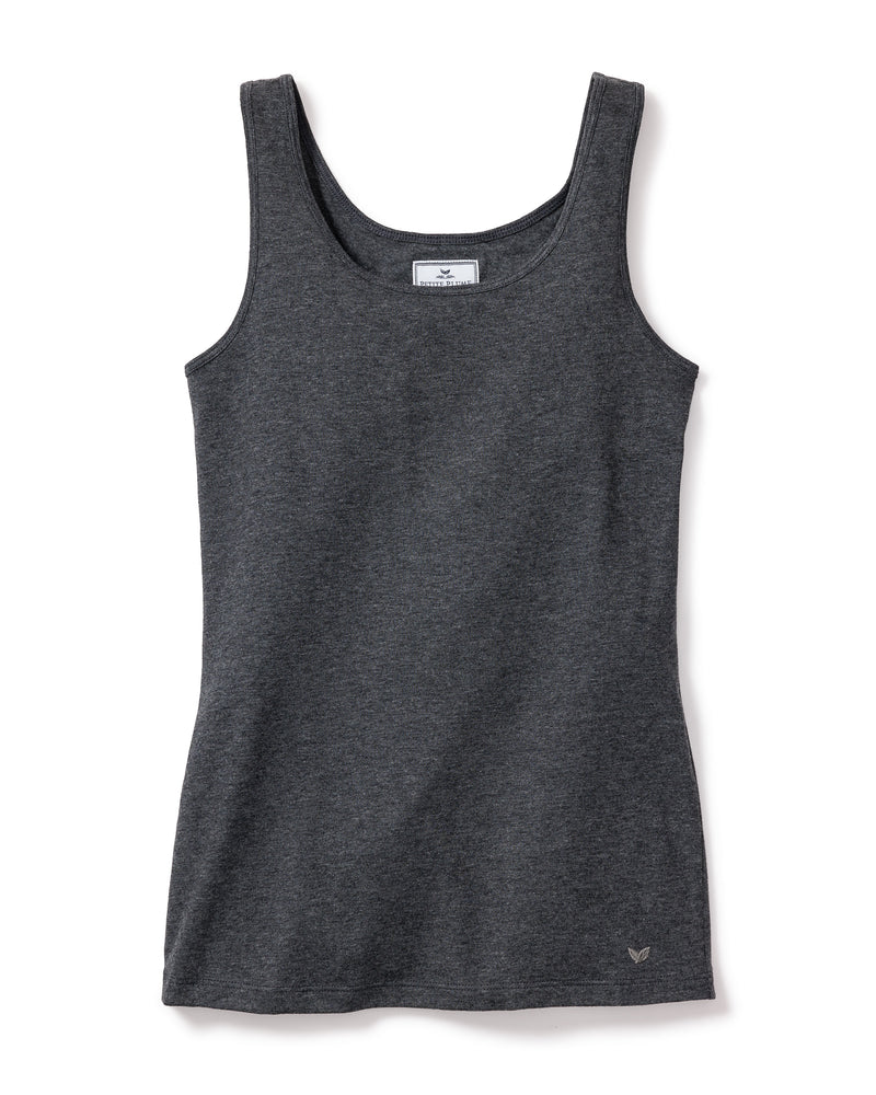 Women's Pima Dark Heather Grey Tank Top
