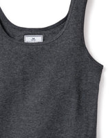 Women's Pima Dark Heather Grey Tank Top