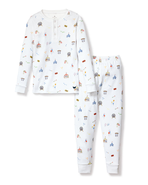 Kid's Pima Snug Fit Pajama Set in Carnival Memories