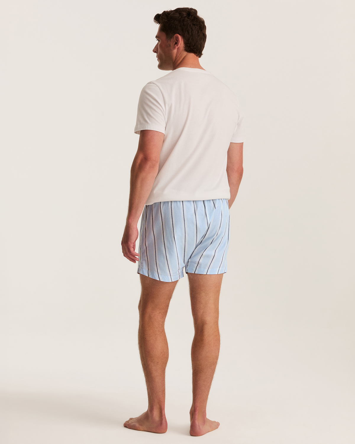 Men's Twill 3 Pack Boxers in Coastal Stripe, Anchors Away, and Navy