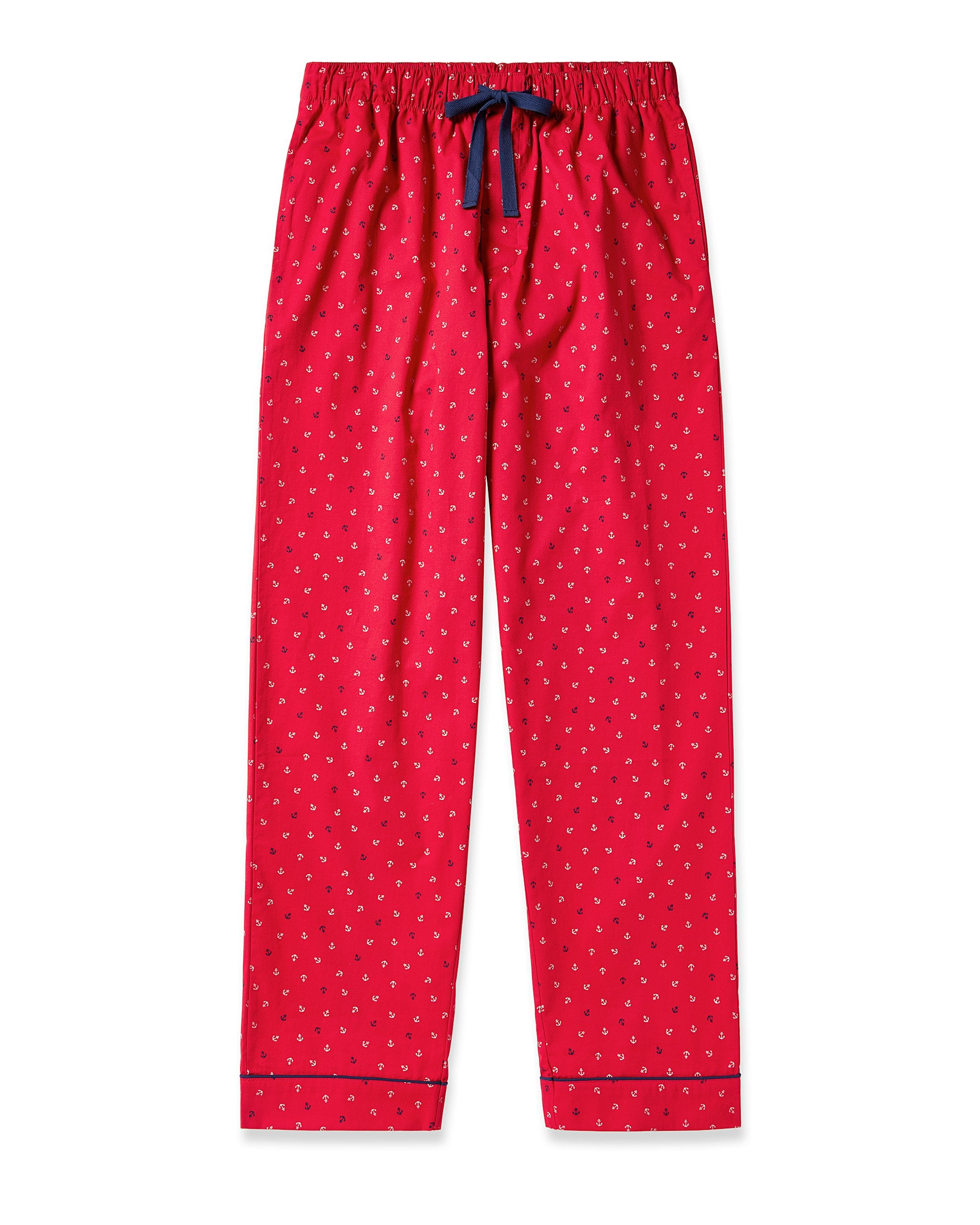 Men's Twill Pajama Pant in Anchors Away in Anchors Away#Color_Anchors Away