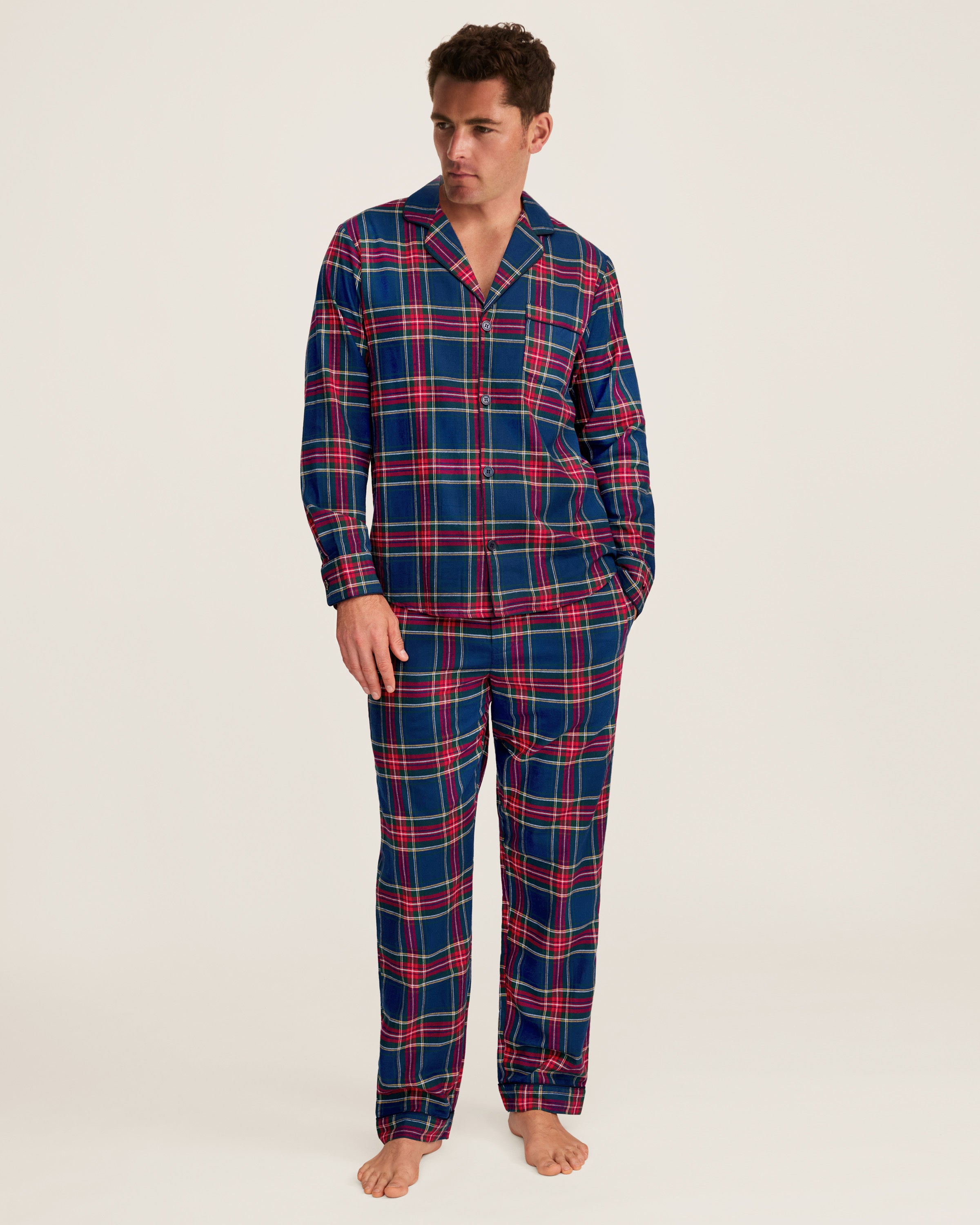 Men's Windsor Tartan Pajama Set | Petite Plume