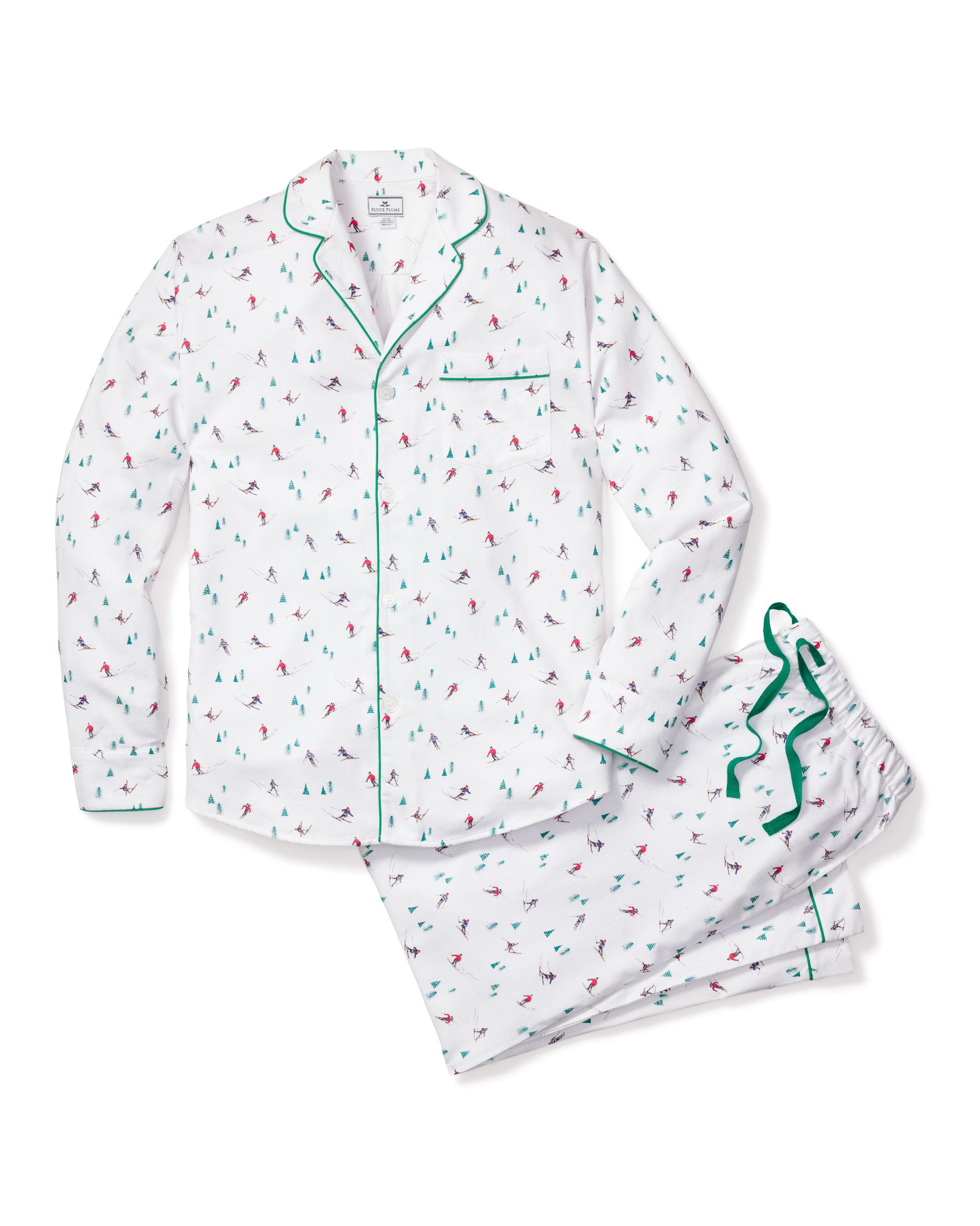 Alpine Peaks Stripe Top & Pajama Night Suit main image 1
