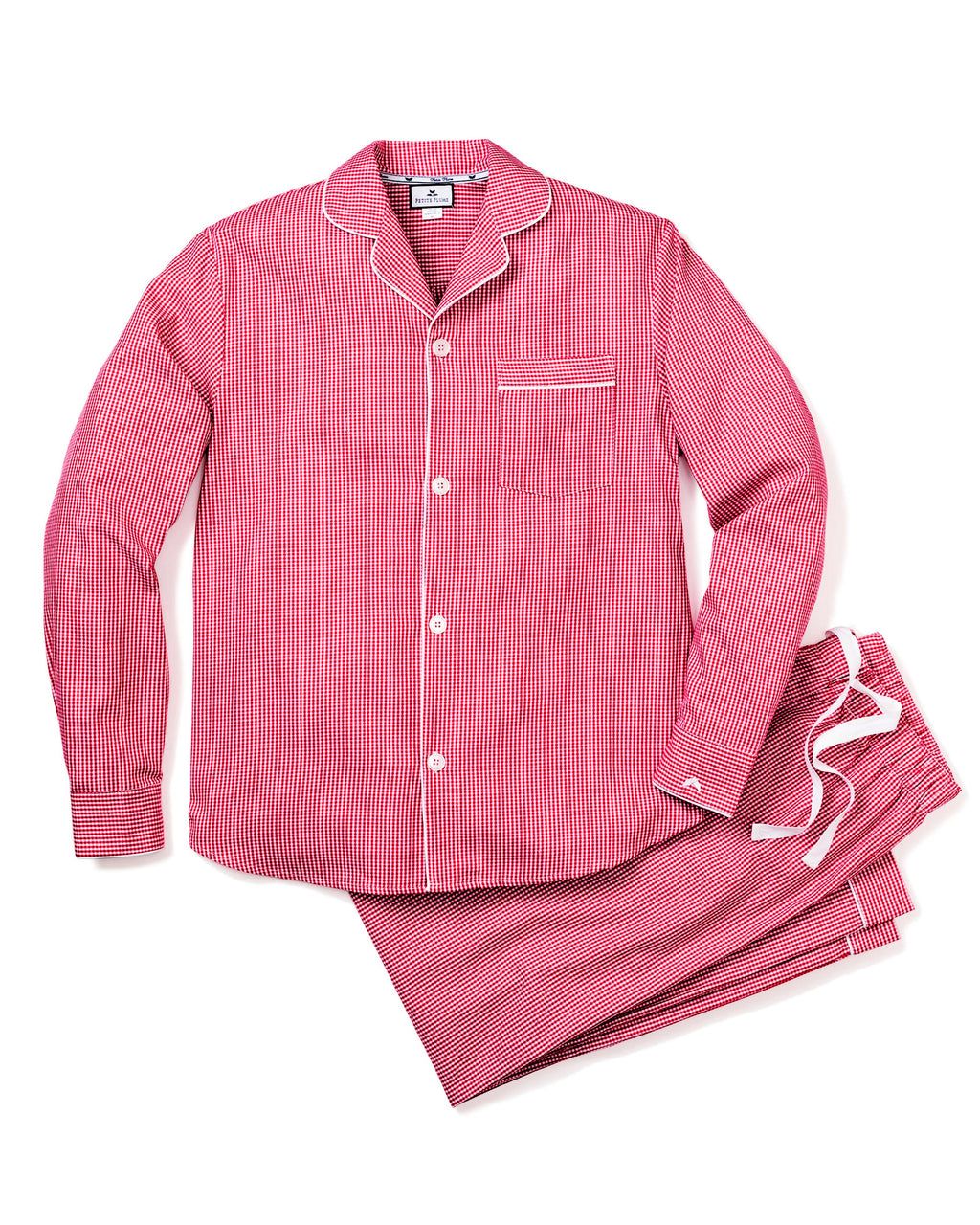 Flannel Pajama Set Mini Gingham