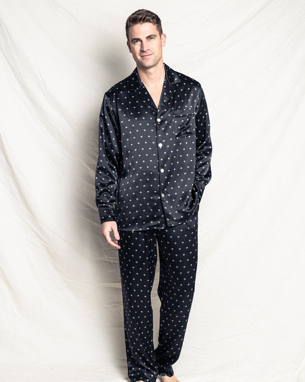 100% Mulberry Silk Men's Art Nouveau Pajama