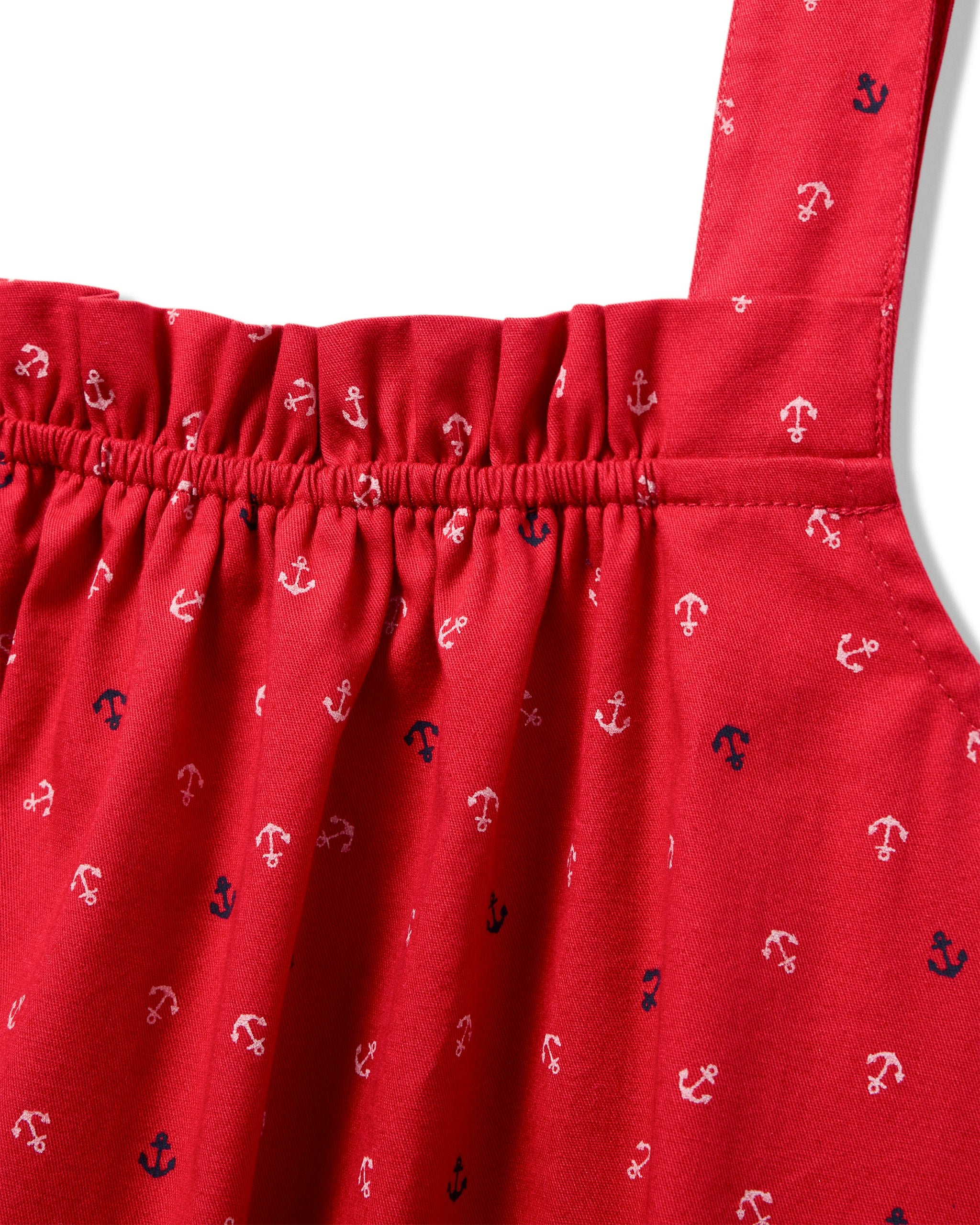 Women's Twill Annabelle Nightgown in Pink Gingham in Anchors Away#Color_Anchors Away