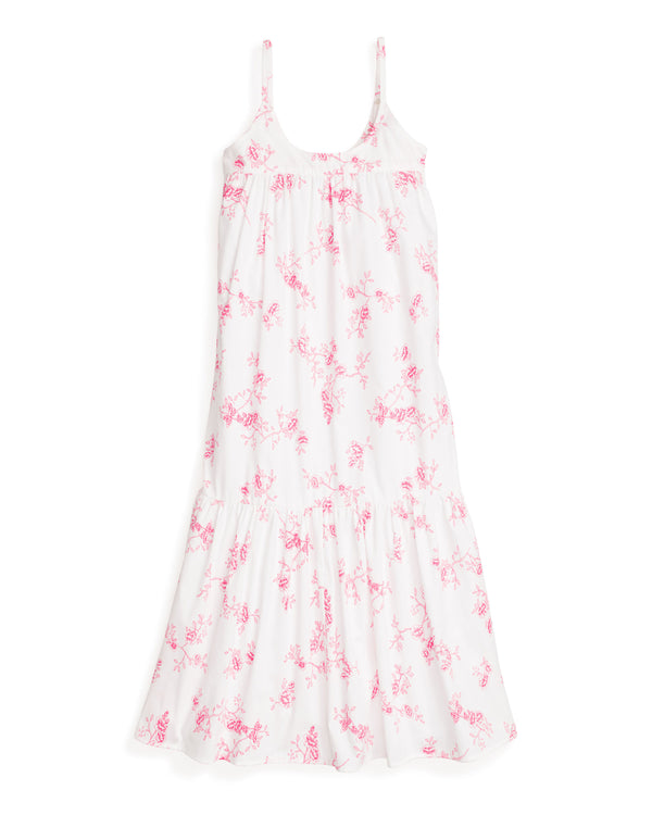 Women's Twill Chloe Nightgown in English Rose Floral