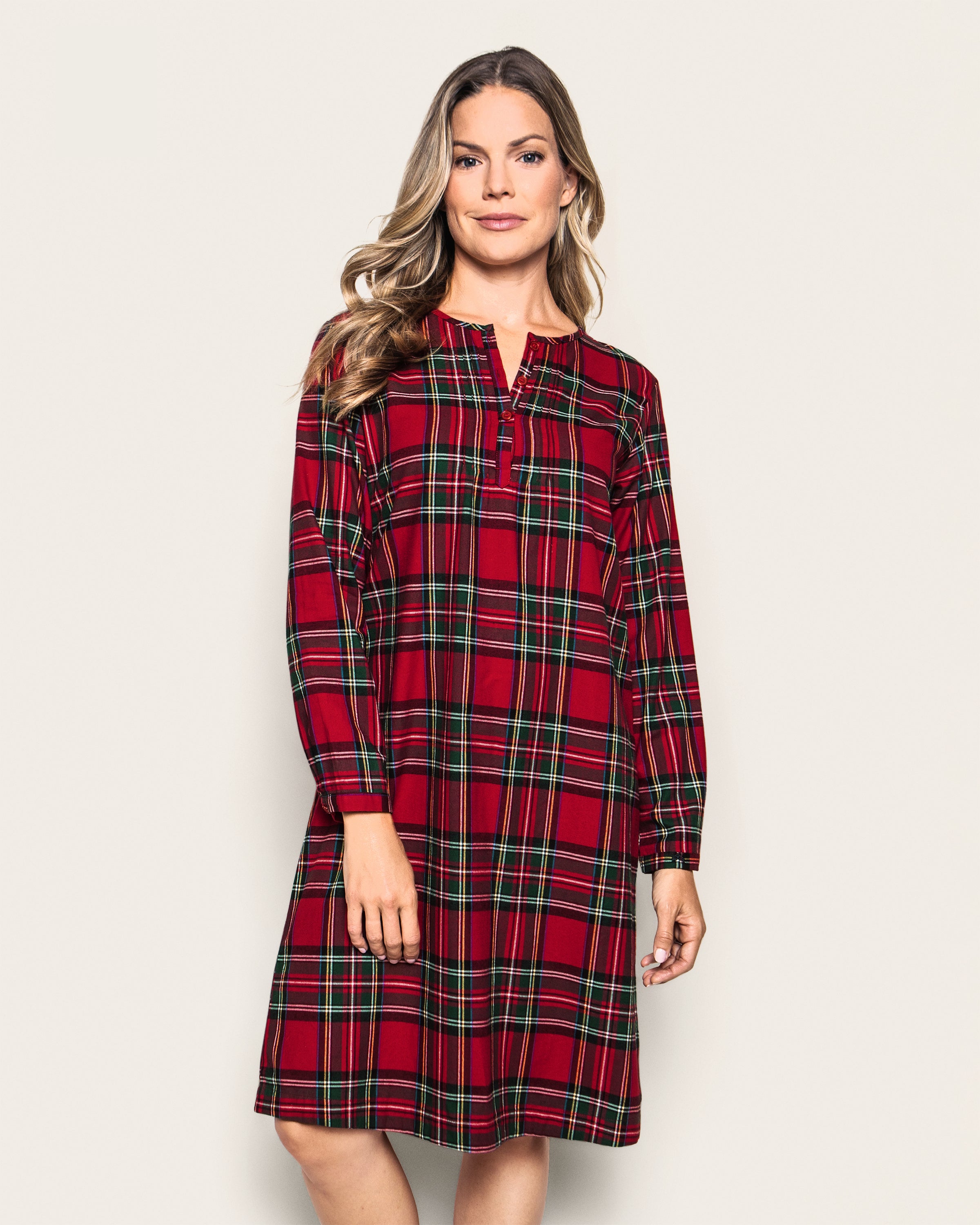 Women's Brushed Twill Beatrice Nightgown in Imperial Tartan