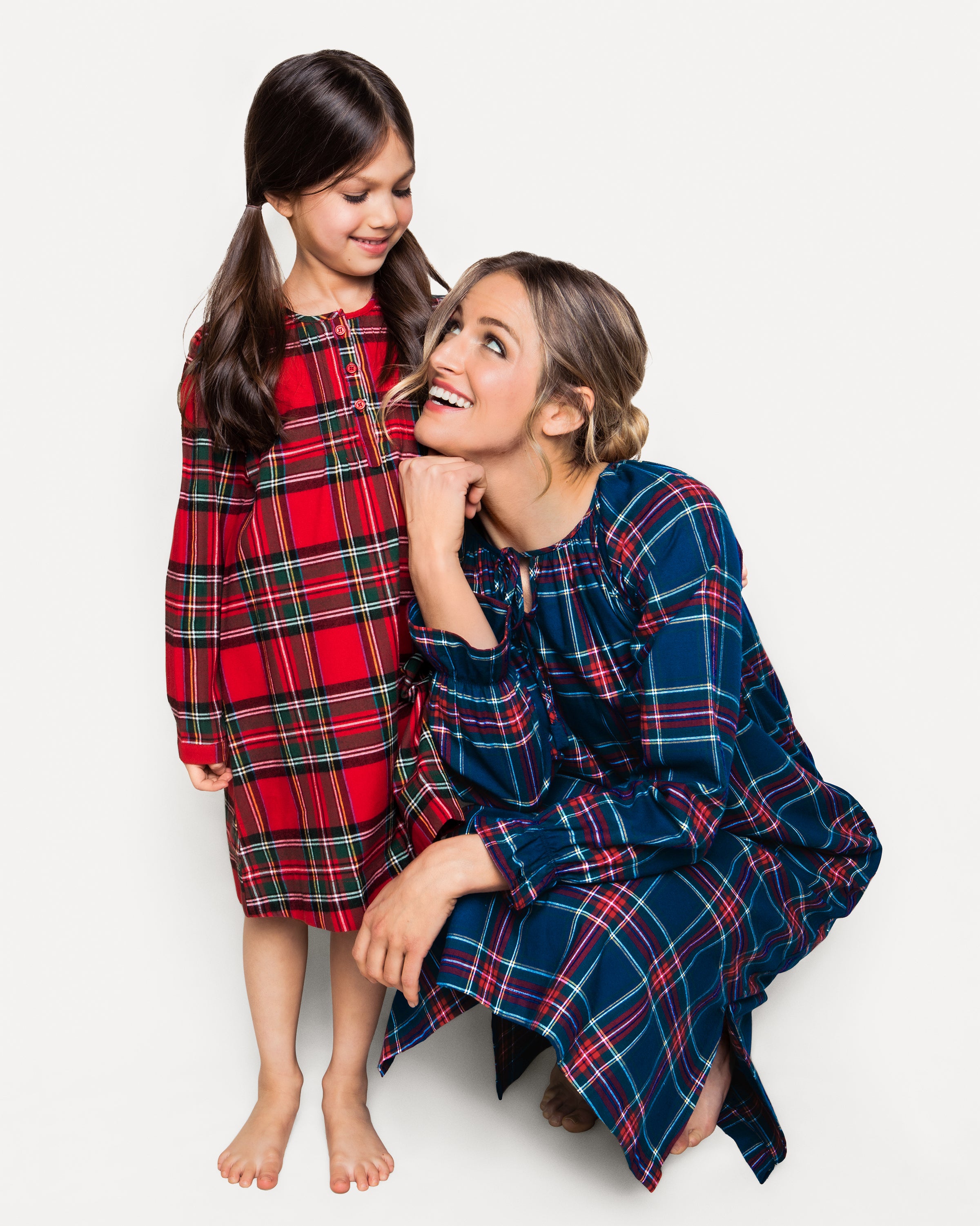 Women's Brushed Twill Delphine Nightgown in Windsor Tartan