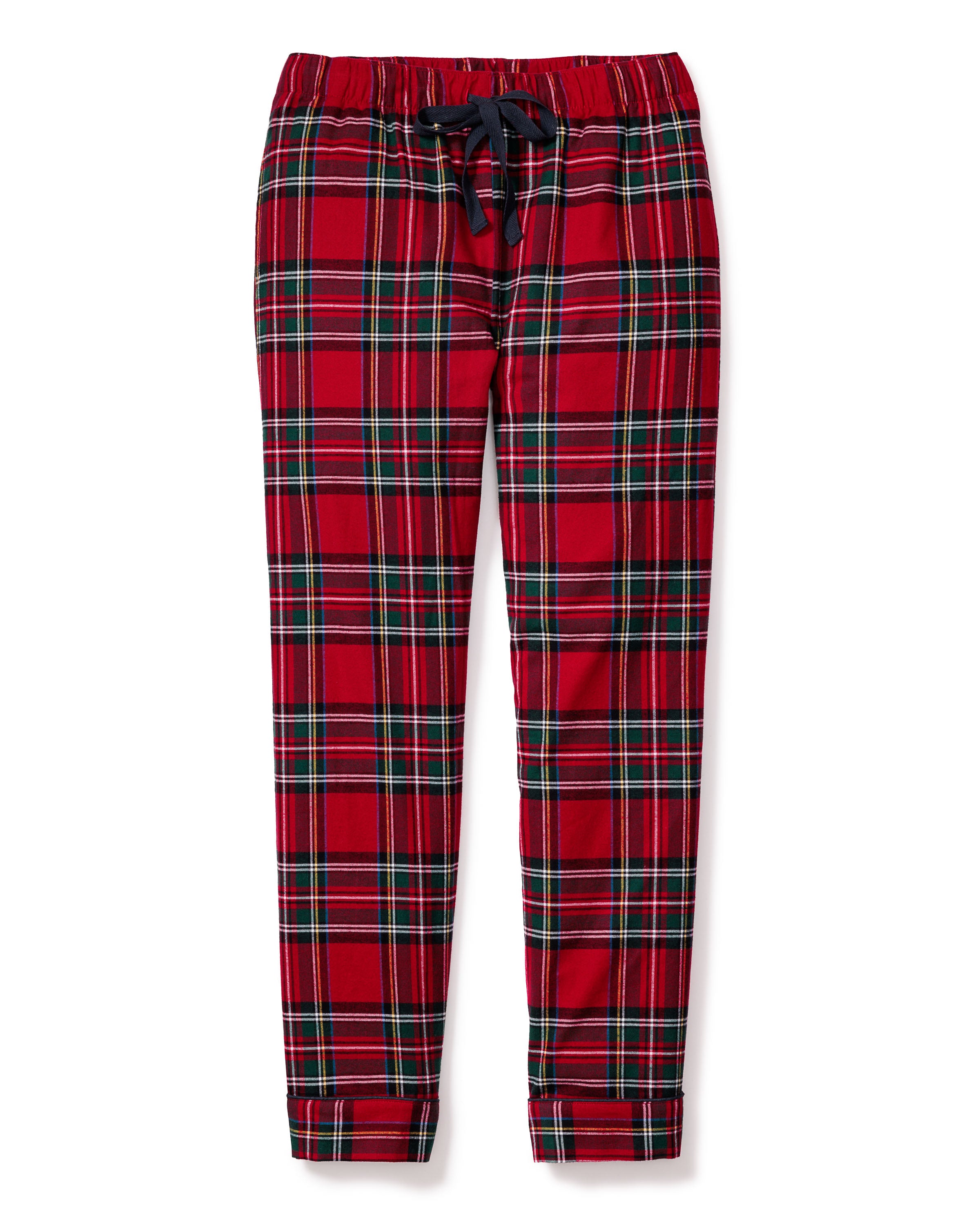 Women's Brushed Cotton Pants in Imperial Tartan Petite Plume
