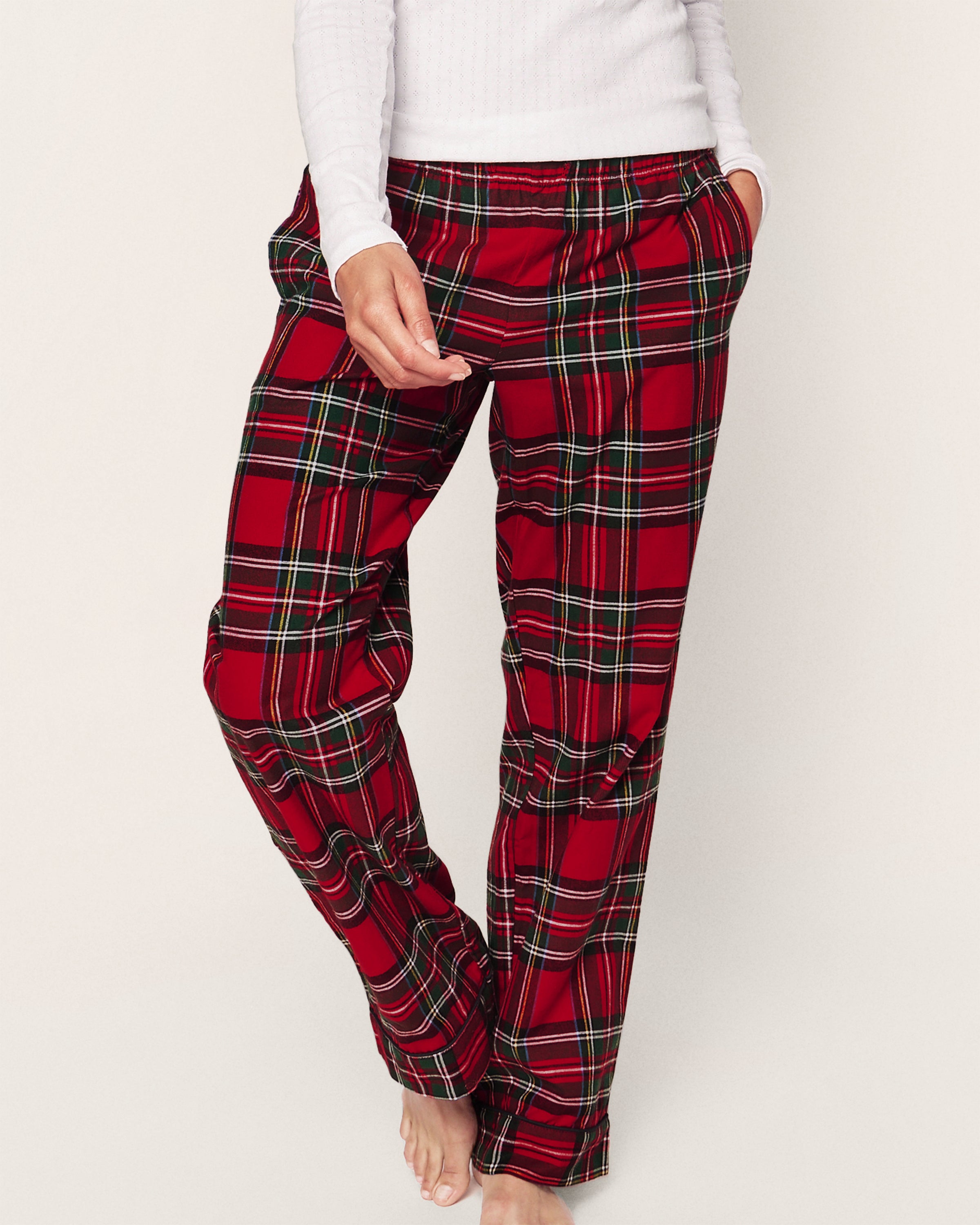 Women's Brushed Twill Pants in Imperial Tartan