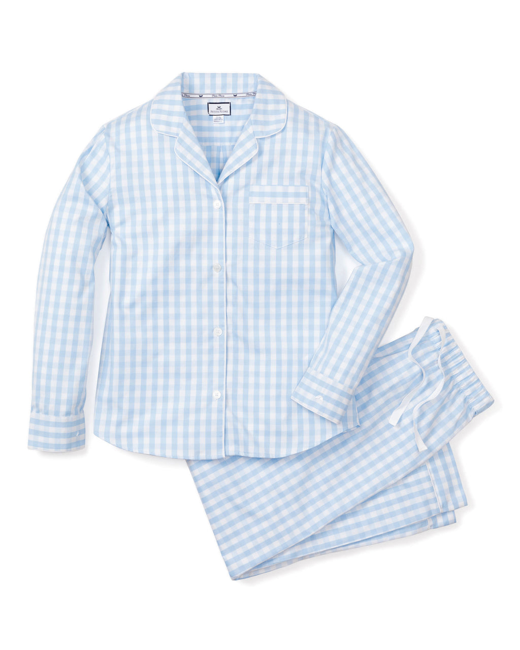 Twill Pajama Set Gingham