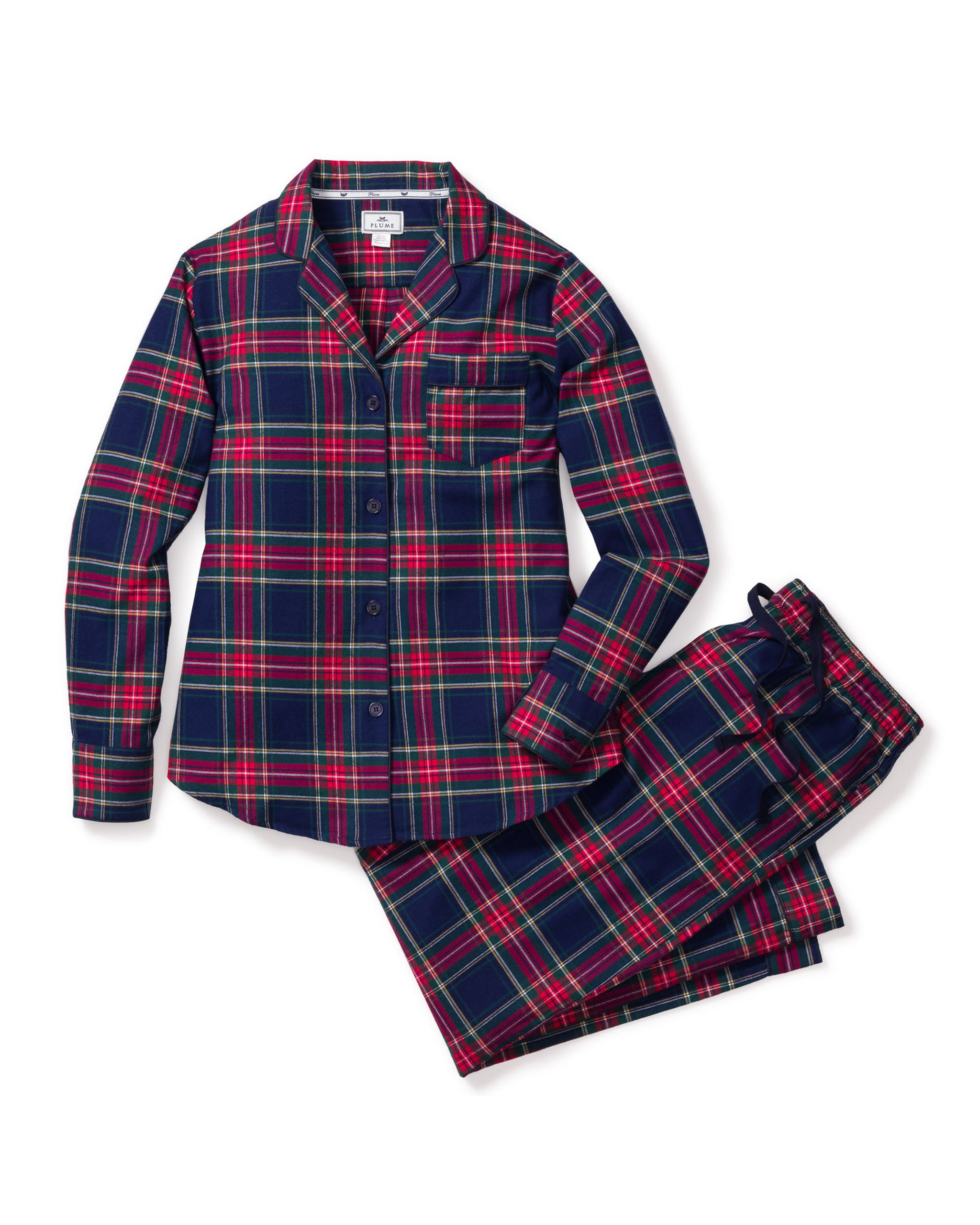 Women's Windsor Tartan Pajama Set | Petite Plume