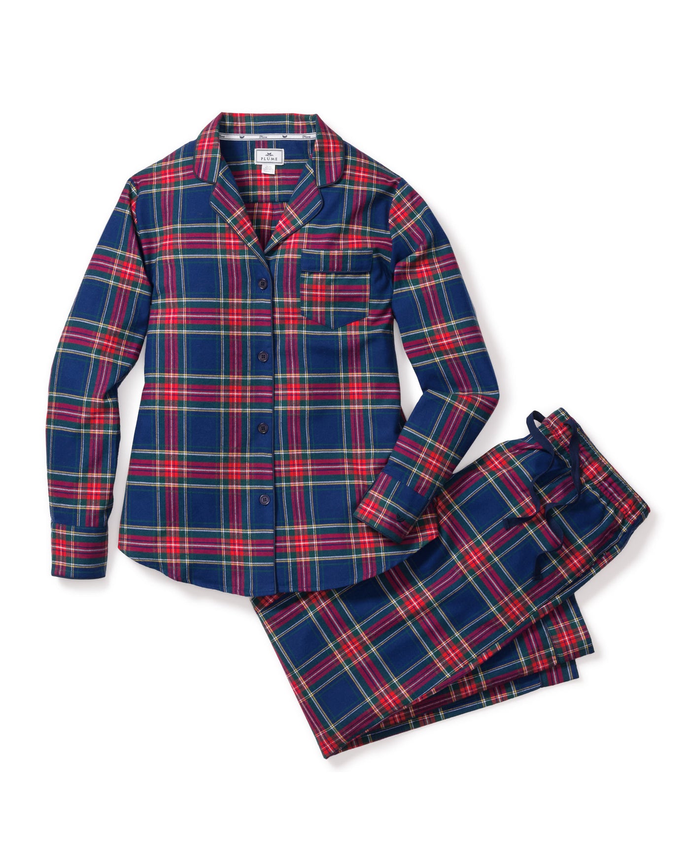 Women's Windsor Tartan Pajama Set | Petite Plume