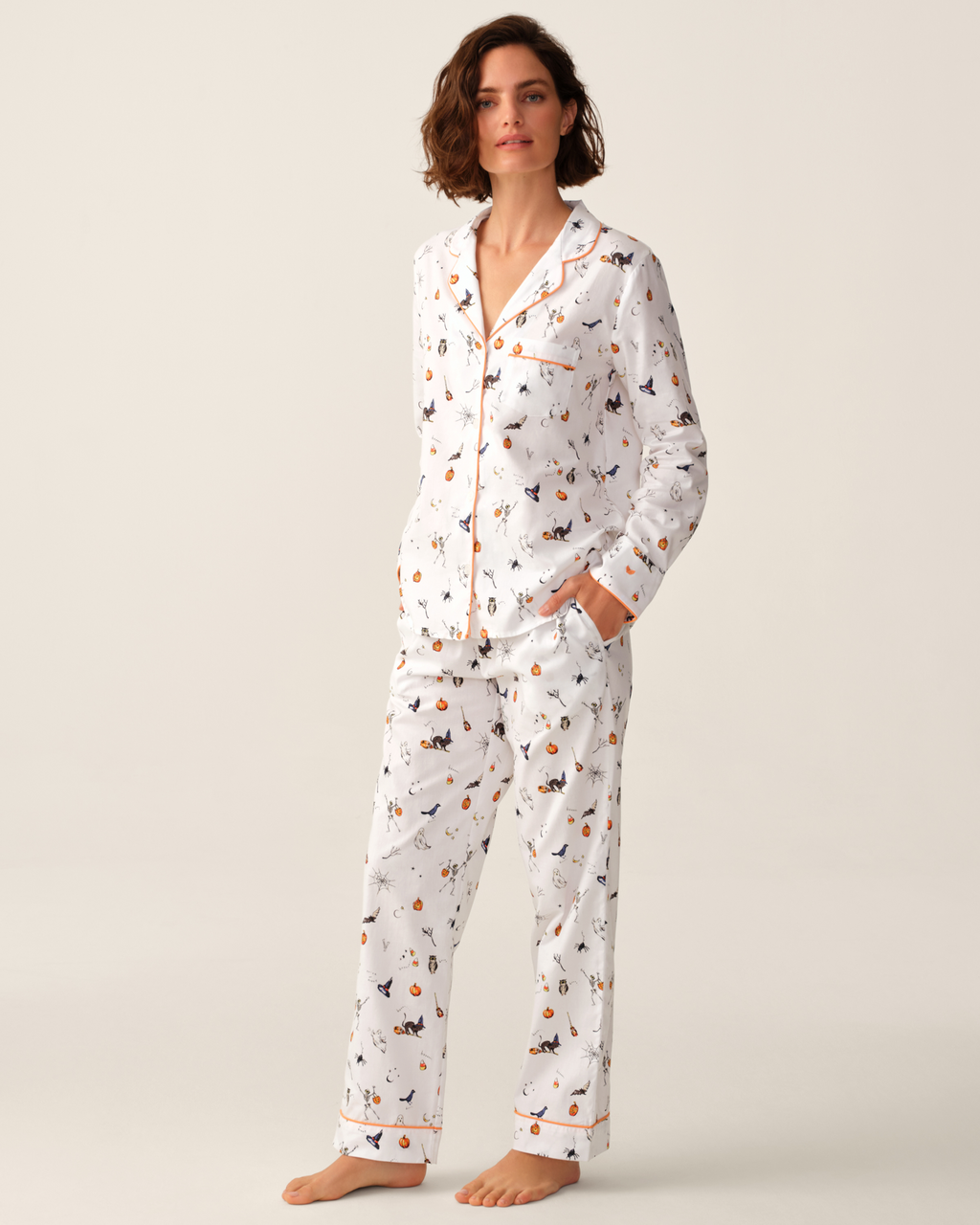 Twill Pajama Set Trick or Treat