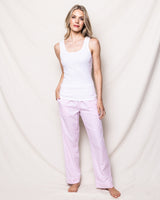 Women's Pink Gingham Pants